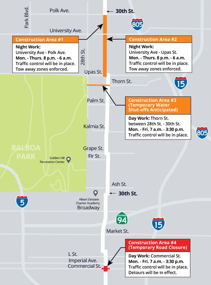 30th Street Pipeline Replacement Project - Update #15 - North Park Main ...